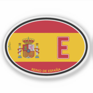 スペイン スペイン語 車両ID フラグ ステッカー シール