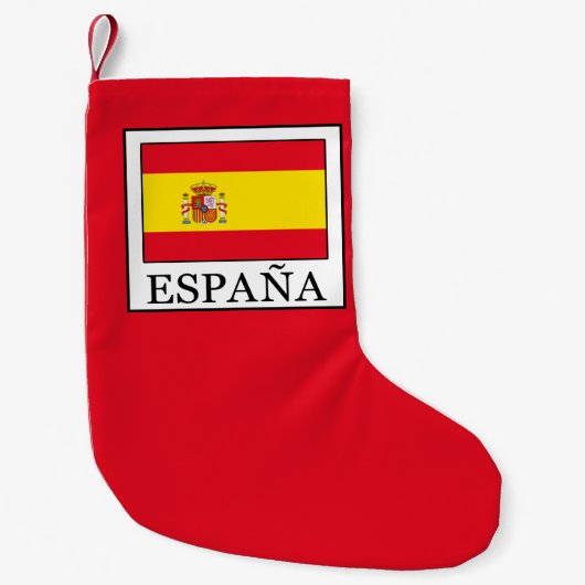 スペイン スモールクリスマスストッキング (正面)