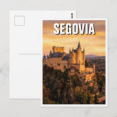 スペイン セゴビアの要塞 旅行 ポストカード (正面/裏面)