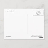 スペイン，セゴビア ポストカード (裏面)