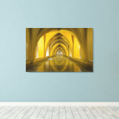 スペイン，セビリア州，セビリアのAlcTAILAzar キャンバスプリント (インサイチュ (ウッドフロア))