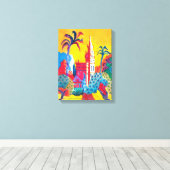 スペイン，セビリア。 キャンバスプリント (インサイチュ (ウッドフロア))