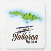 スペイン・タバルカの美しい地図 マウスパッド (正面)