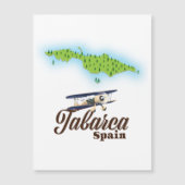 スペイン・タバルカ島の美しい地図 (正面)