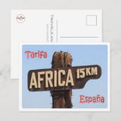 スペイン – タリファ – サイン –  ポストカード (正面/裏面)