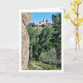 スペイン、チェルバのロサンゼルスの聖母教会 カード (黄色い花)