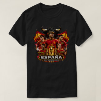 スペイン チャンピオンズ フットボールTシャツ | ラミン・ヤマル、P Tシャツ
