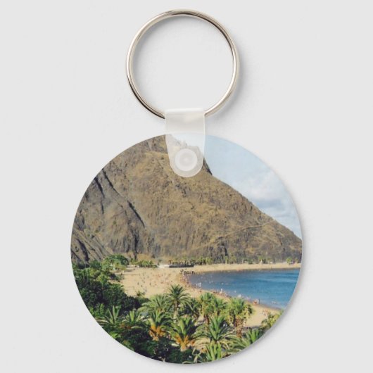 スペイン,テネリフェビーチキーチェーン キーホルダー (正面)