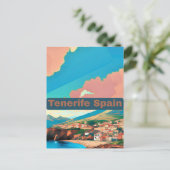 スペイン テネリフェ島 旅行 はがき アート スペイン 旅行 (スタンド正面)