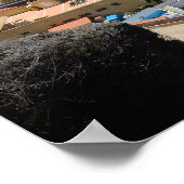 スペイン，テネリフェ，プエルト・デ・ラ・クルス ポスター (角)