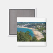 スペイン,ドノスティア,サン・セバスチャンの航空写真 マグネット (正面/裏面)