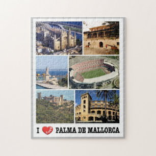スペイン – バリ島 – Majorca - I Love - ジグソーパズル