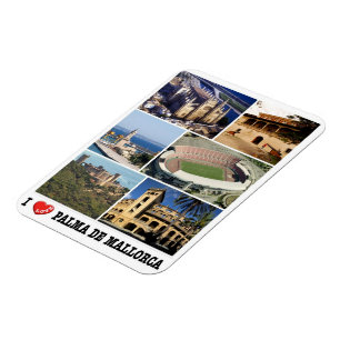 スペイン – バリ島 – Majorca - I Love - Magn マグネット