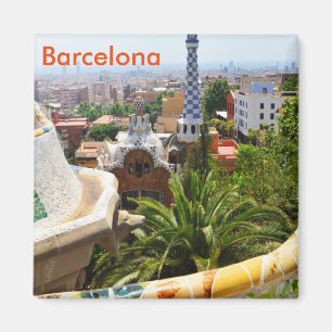 スペイン,バルセロナのパークグエル マグネット