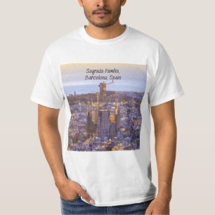 スペイン,バルセロナ,サグラダファミリアカトリック教会 Tシャツ