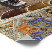 スペイン，バルセロナ，パークグエル ポスター (角)