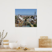 スペイン，バルセロナ，パークグエル ポスター (キッチン)