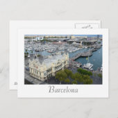 スペイン，バルセロナ ポストカード (正面/裏面)