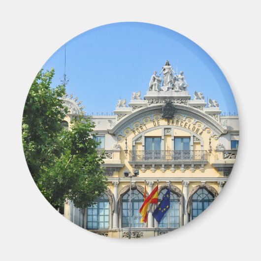 スペイン，バルセロナ マグネット (正面)