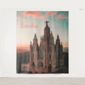 スペイン バルセロナ 教会 タペストリー (正面)