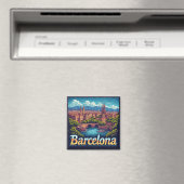 🧲 スペイン バルセロナ 旅行の思い出 🇪🇸 マグネット (インサイチュ (食洗機))