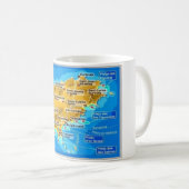 スペイン – バレアレス諸島 – イビサ – Eivissa - コーヒーマグカップ (正面右)