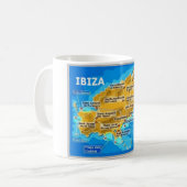 スペイン – バレアレス諸島 – イビサ – Eivissa - コーヒーマグカップ (正面左)