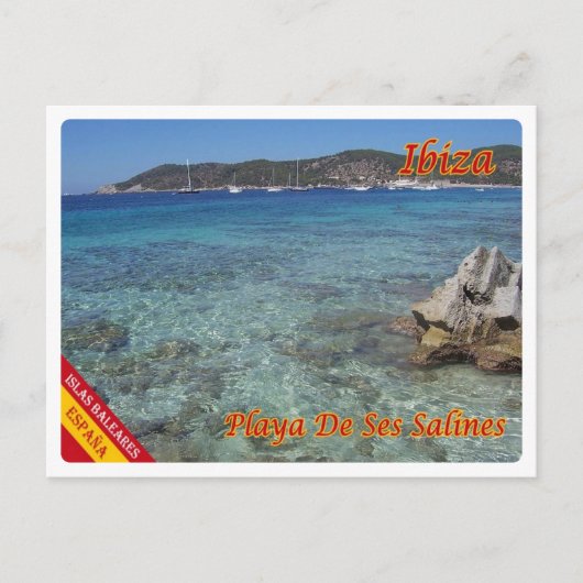 スペイン – バレアレス諸島 – イビサ – Eivissa - ポストカード (正面)