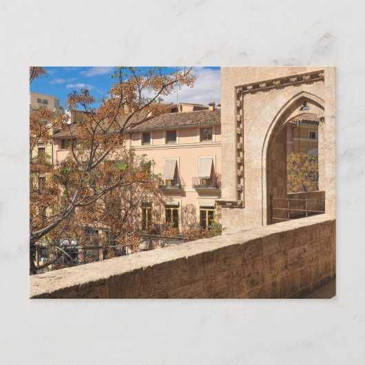 スペイン，バレンシアのセラノ・トーレス ポストカード (正面)