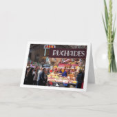 スペイン・バレンシアのセントラル・マーケット カード (正面)