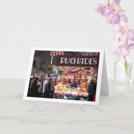 スペイン・バレンシアの中央市場 カード (蘭)