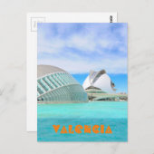 スペイン，バレンシア ポストカード (正面/裏面)