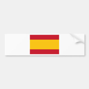 スペイン、バンデラ·デ·エスパニャ、バンデラ·エスパニョラの旗 バンパーステッカー