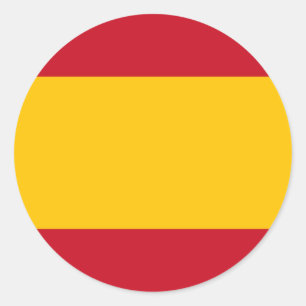 スペイン、バンデラ·デ·エスパニャ、バンデラ·エスパニョラの旗 ラウンドシール