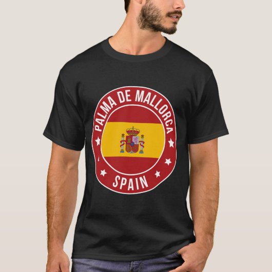 スペイン・パルマ・デ・マヨルカの市Tシャツ Tシャツ (正面)