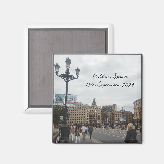 スペイン，ビルバオ マグネット (正面/裏面)