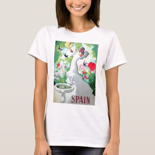 スペイン ビンテージ イメージ Tシャツ (正面)