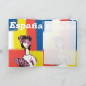 スペイン ビンテージ 旅行ポスター シーズンカード (内部)