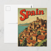 スペイン ビンテージ 旅行 ポストカード (正面/裏面)