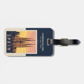 スペイン | ファミリアサグラダ ラゲッジタグ (裏面横)