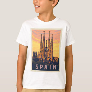スペイン   ファミリアサグラダ Tシャツ