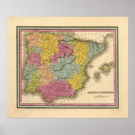 スペイン、ポルトガル10 ポスター (正面)