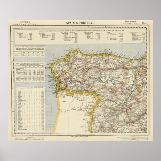 スペイン、ポルトガル14 ポスター (正面)