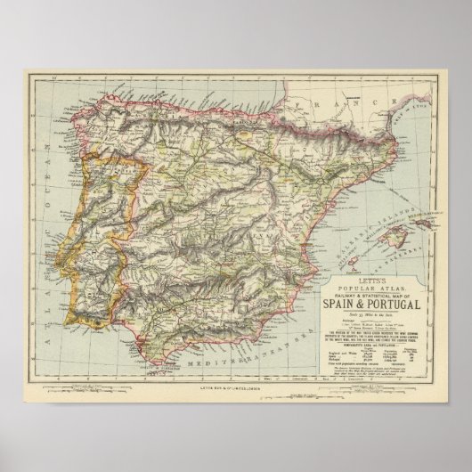 スペイン、ポルトガル4 ポスター (正面)