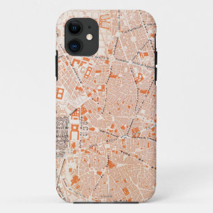 スペイン: マドリードの地図、C1920 iPhone 11 ケース