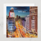 スペイン・マドリードの風景写真 (正面/裏面)