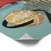 スペイン – マドリードヴィンテージ旅行ポスター ポスター (角)