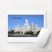 スペイン、マドリード市役所Plaza de Cibeles (St.K) マウスパッド (マウス)