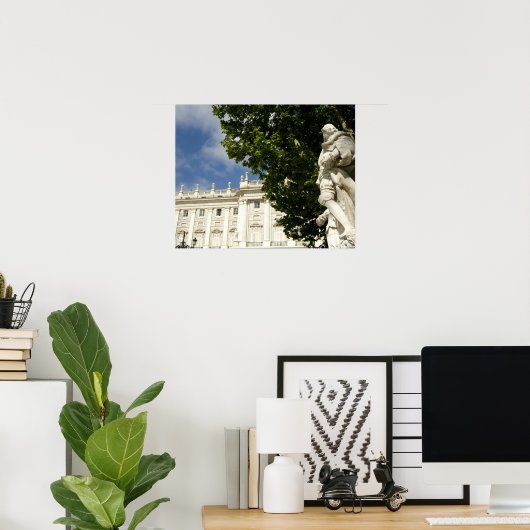 スペイン、マドリード。パレス王室の。 ポスター (ホームオフィス)