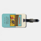 スペイン，マドリード ラゲッジタグ (裏面横)